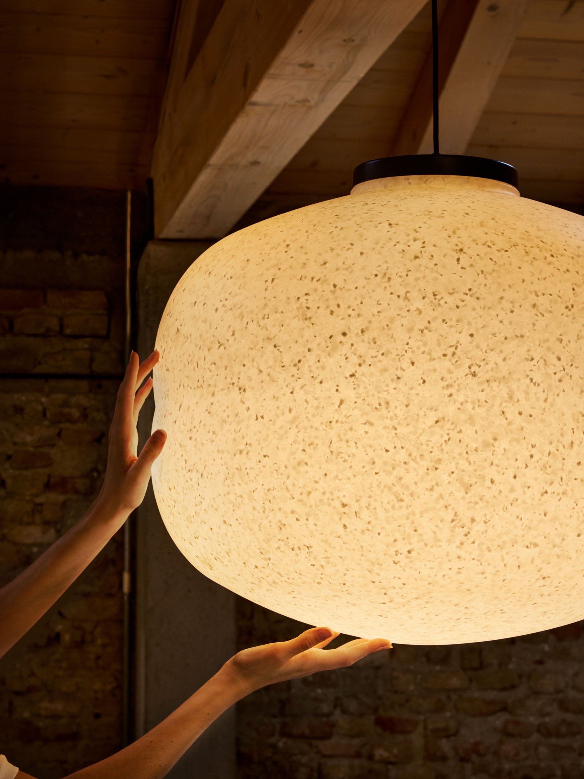 62410 4f8a5ac758 Baso Ceiling Lamp Miniforms In Situ Detail Portrait