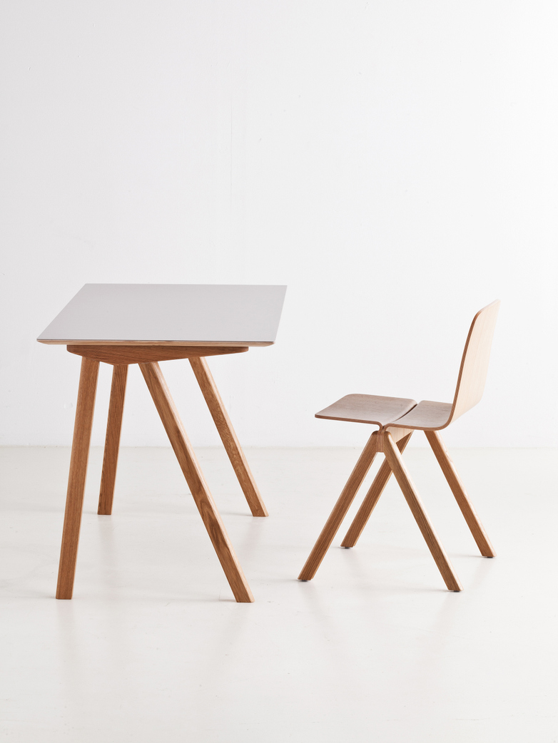 Lacquered Oak - White