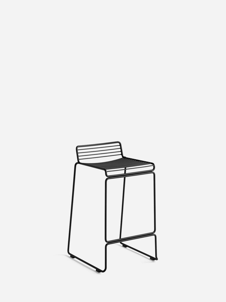 Hee Bar Stool – Black - 65 cm