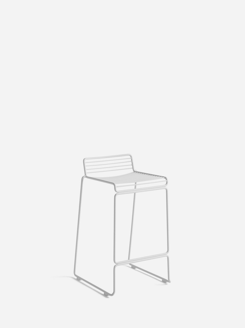 Hee Bar Stool – White - 65 cm