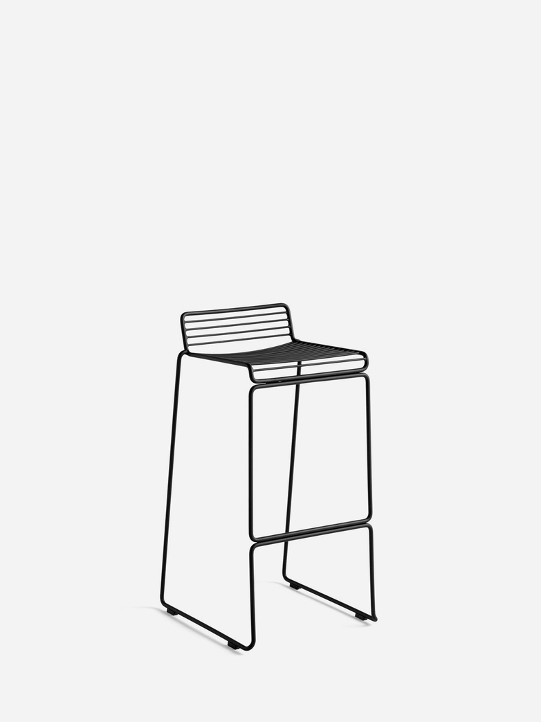 Hee Bar Stool – Black - 75 cm