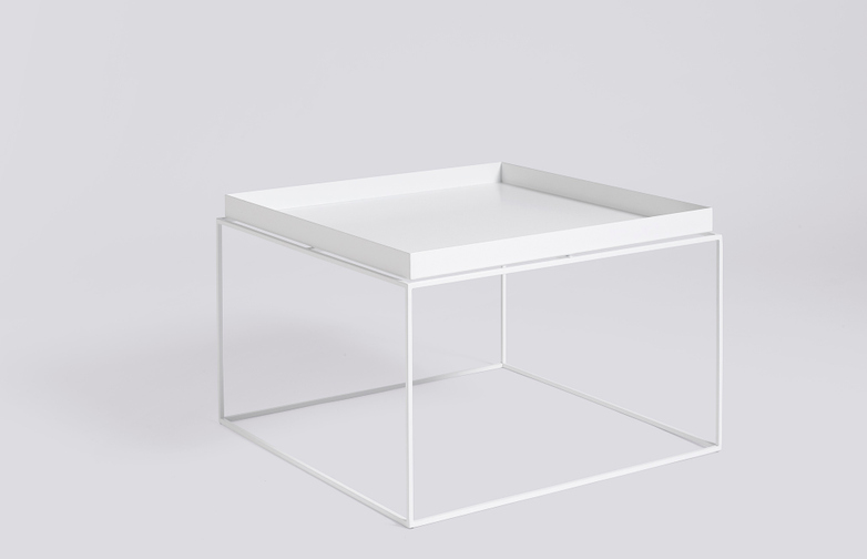 Tray Table White - 60x60 cm