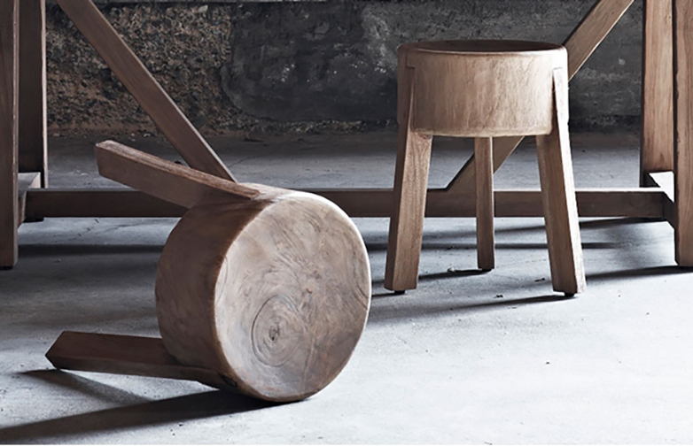 Roger Teak Stool