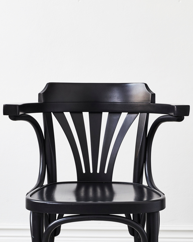 Armchair No 24 – Black - Wood
