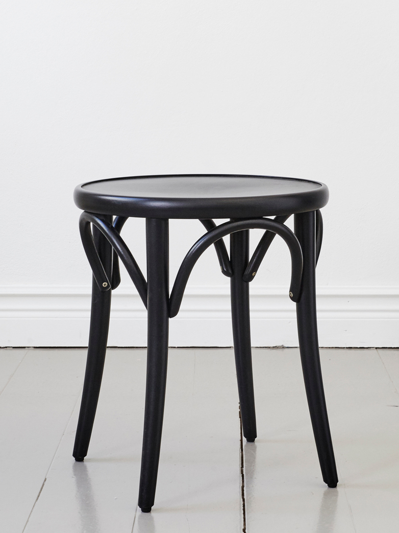 Stool No 60 – Black – Wood
