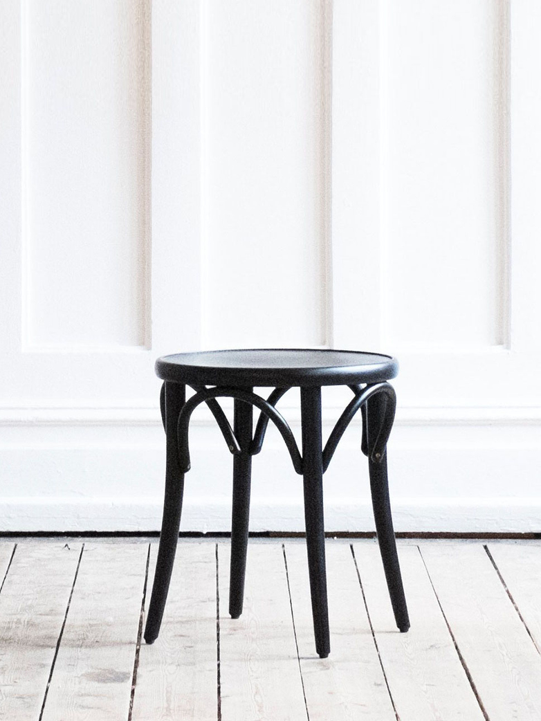 Stool No 60 – Black – Wood