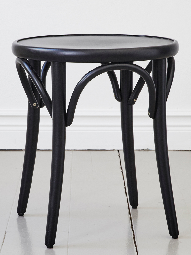Stool No 60 – Black – Wood