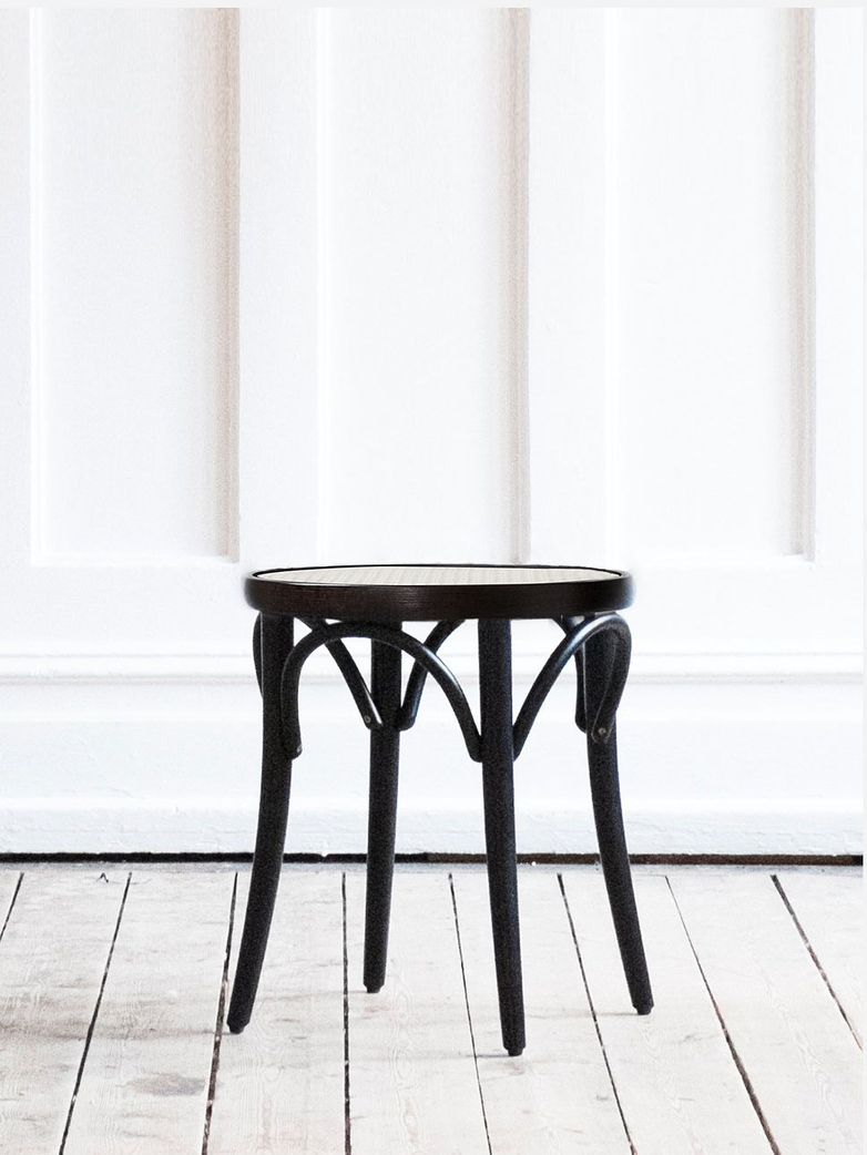Stool No 60 – Black – Cane