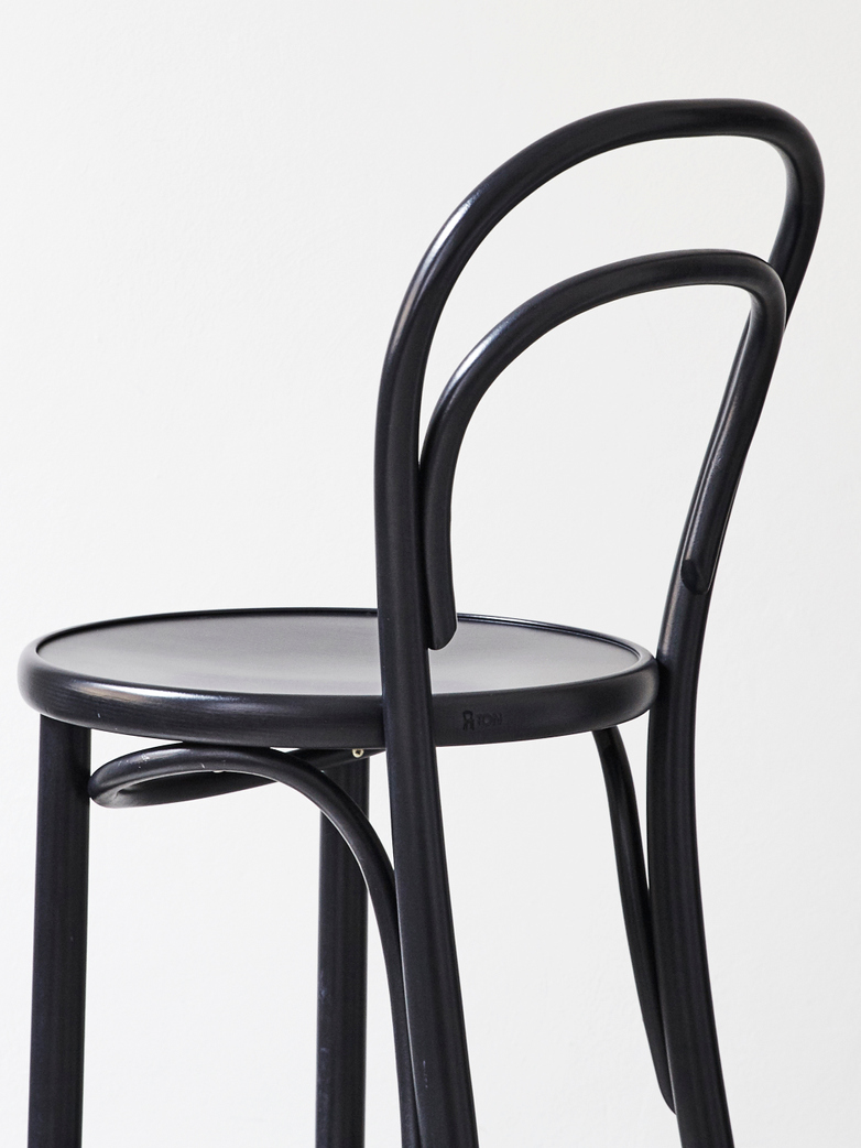 Barstool No 14 – Black – Wood – 76 cm