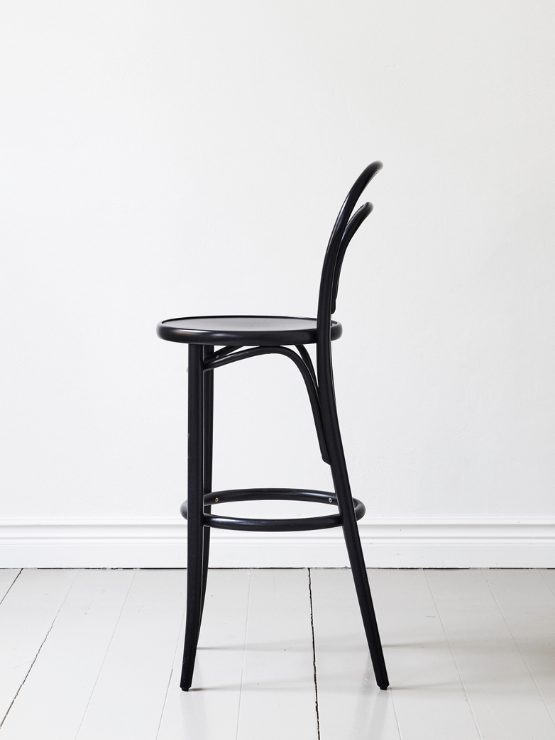 Barstool No 14 – Black – Wood – 76 cm