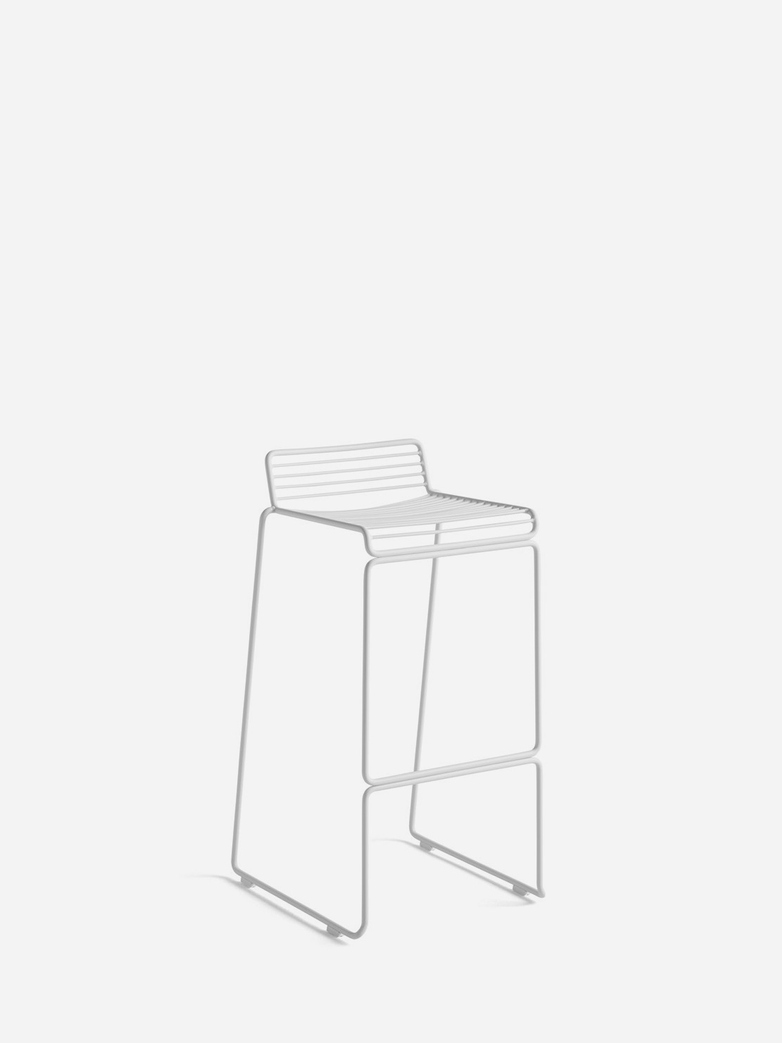 Hee Bar Stool – White - 75 cm