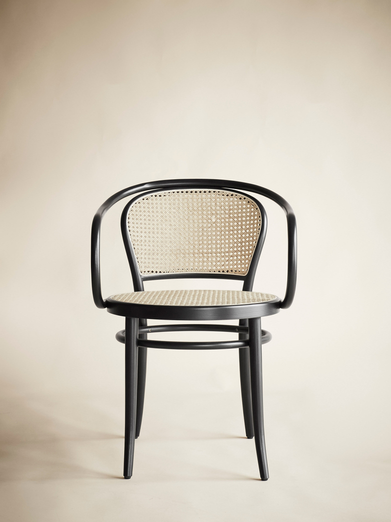 Armchair No 33 – Black - Cane