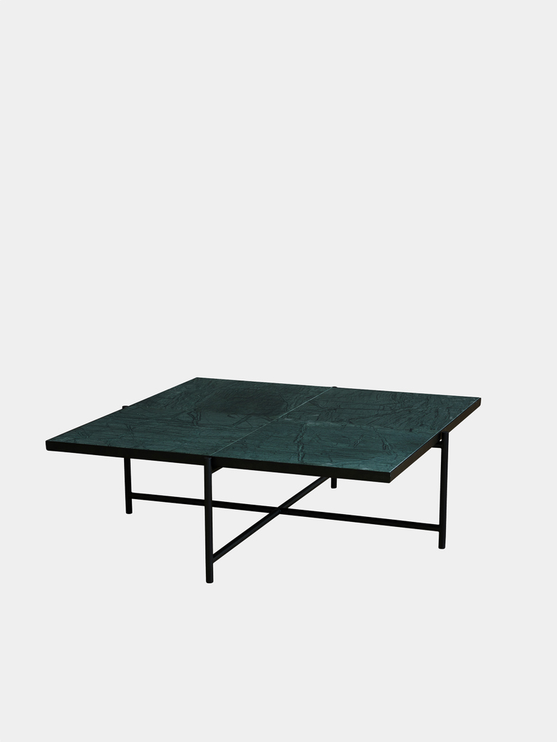 Black Marble - Black & Brass Frame